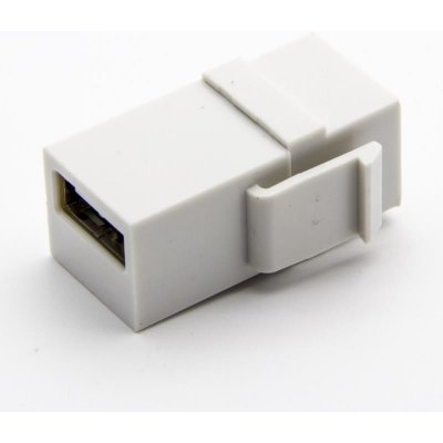PremiumCord USB propojka USB2.0, pro instalaci do keystone zásuvky – Zboží Mobilmania
