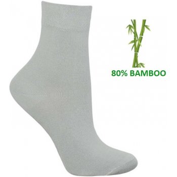 Tuptusie Bambusové ponožky EXCLUSIVE sv. šedé