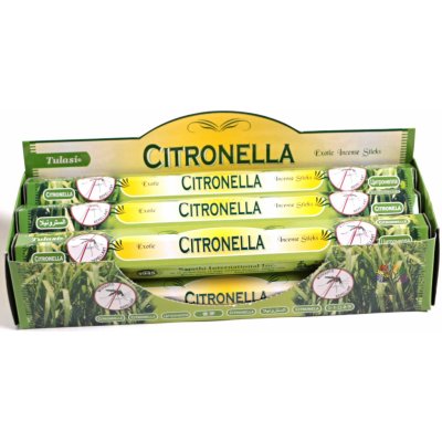 Tulasi indické vonné tyčinky Citronella 20 ks – Zboží Dáma