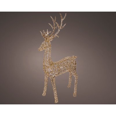 Kaeming Micro LED objekt JELEN, 43x110x270 cm, zlatý, venkovní, KSD – Hledejceny.cz