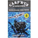 Carp’R’Us Obatlíky s koužkem Ring Swivel vel.8 – Zboží Dáma