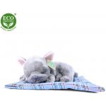 Rappa pes Francouzský buldoček ležící 23 cm – Zboží Mobilmania