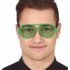 Párty brýle Guirca Retro brýle AVIATOR zelené