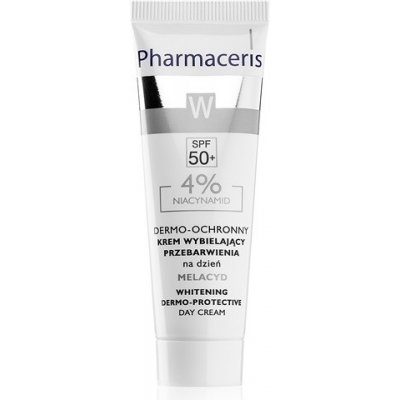 Pharmaceris W-Whitening Albucin bělicí krém proti pigmentovým skvrnám SPF 50+ (Inhibits Hyperpigmentation Process) 30 ml – Zboží Mobilmania