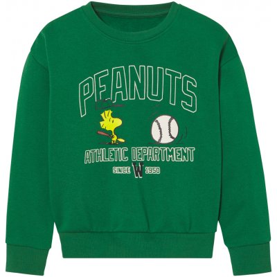 Dívčí mikina Peanuts zelená – Zboží Mobilmania