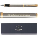 Parker 1502/3131649 Royal I.M. Brushed Metal GT plnicí pero – Zboží Živě