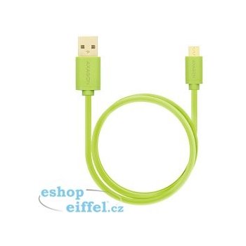 Axagon BUMM-AM15QG Micro USB - USB A, 1,5m, zelený