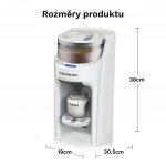 Baby Brezza Elektrický ohřívač lahví s LCD displejem bílý – Zboží Mobilmania