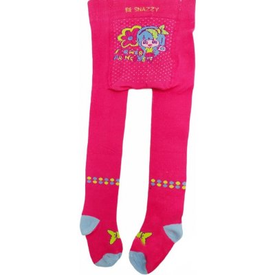 Dětské bavlněné punčocháčky Flower Princess růžová – Hledejceny.cz