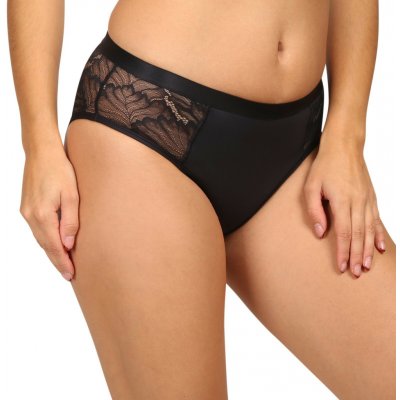 Love Luna Menstruační kalhotky černé LUXE Lace Midi BRIEF – Zboží Dáma