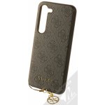 Pouzdro Guess 4G Charms Samsung Galaxy S23 šedé – Sleviste.cz