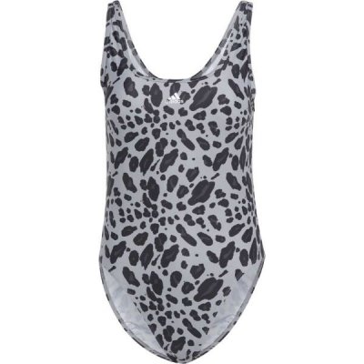 adidas Essentials Animal Print dámské plavky černá – Zboží Dáma