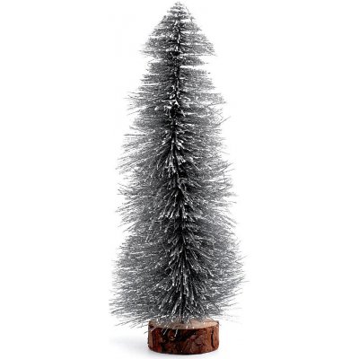 Prima-obchod Dekorace vánoční stromeček s glitry barva 1 stříbrná