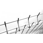 Plotový panel 3D s prolisem - výška 173 cm, drát 4 mm, pozink – Sleviste.cz