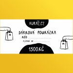 Dárkový poukaz/Voucher Kuráž Cena: 1500 Kč – Hledejceny.cz