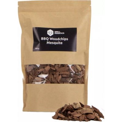 Grill Fanatics Mesquite dřevěná štěpka BBQ 500g