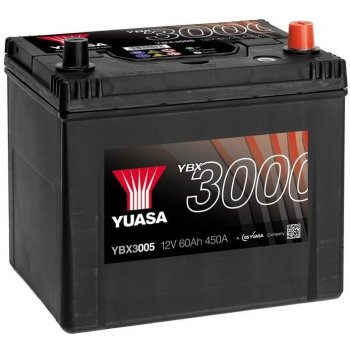 Yuasa YBX3000 12V 60Ah 450A YBX3005