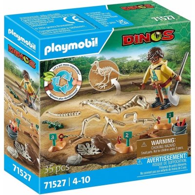 Playmobil 71527 Vykopávky s kostrou dinosaura – Zboží Dáma