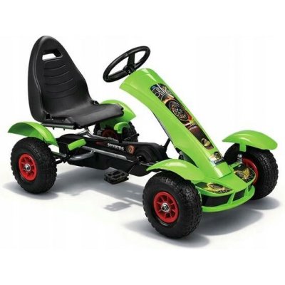 Super-Toys F618 Šlapací motokára zelená – Hledejceny.cz