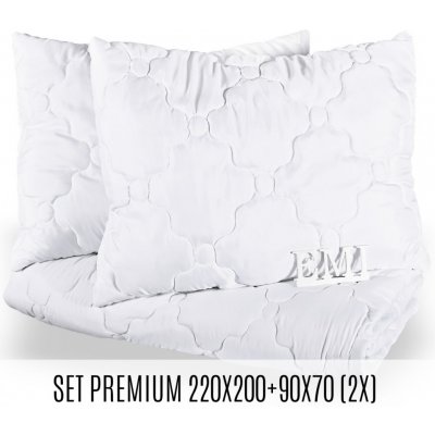 EMI Set manželské přikrývky a polštářů Premium 220x200 2x70x90 – Zboží Dáma