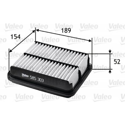 VALEO Vzduchový filtr 585303 – Hledejceny.cz