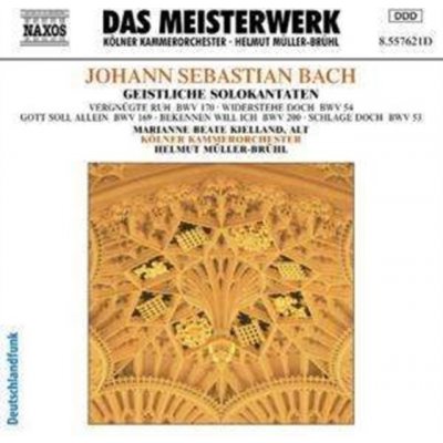 Sacred Cantatas for Alto - Muller-bruhl, Cologne Co CD – Zboží Mobilmania