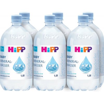 HiPP Baby přírodní minerální voda neperlivá 6 x 1 l – Hledejceny.cz