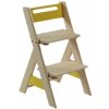 Dětský stoleček s židličkou Gazel rostoucí židle ZUZU žlutá