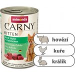 Carny Kitten hovězí kuřecí a králičí 400 g – Zboží Mobilmania