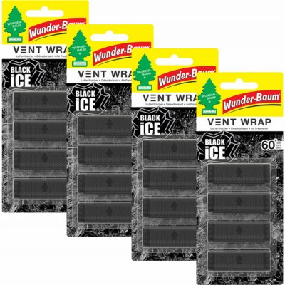 Wunder-Baum vůně do auta do mřížky ventilace Black Ice 4 ks | Zboží Auto