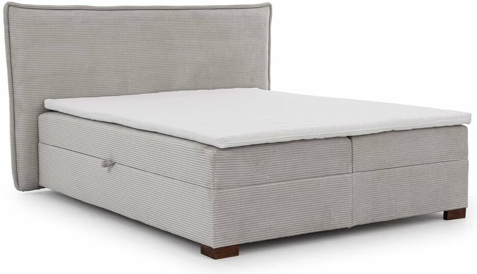 Ropez Lysa boxspring světle šedá