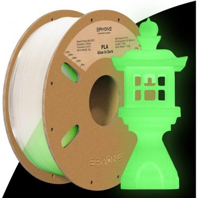 Eryone PLA 1,75 mm 1 kg Glow / Svítící Green – Zboží Živě