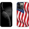 Pouzdro a kryt na mobilní telefon Apple Pouzdro mmCase Gelové iPhone 13 Pro 6.1 - USA vlajka