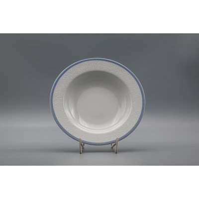Thun 1794 a.s. OPAL svatební modrá Talíř hluboký NINA 22 cm – Zboží Dáma