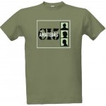 Tričko s potiskem THE AMATEURS pánské khaki – Sleviste.cz