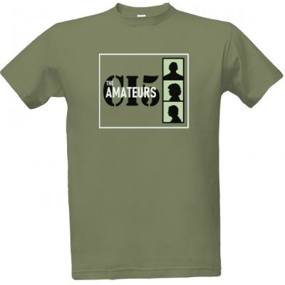 Tričko s potiskem THE AMATEURS pánské khaki – Sleviste.cz