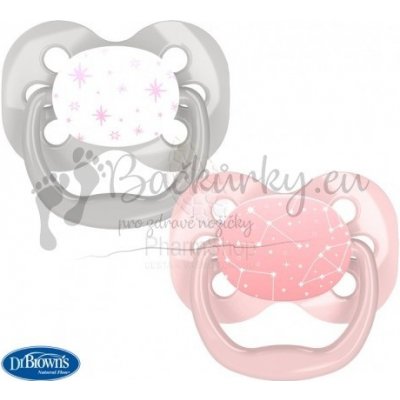 Dr. Brown’s Dudlík Advantage 2ks růžová PA12001 – Zboží Dáma