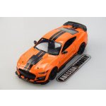 Maisto Ford Mustang Shelby GT500 2020 Oranžová 1:24 – Zbozi.Blesk.cz