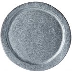 MIJ Jídelní talíř CRAFT BLACK 24,5 cm nepravidelný – Zbozi.Blesk.cz