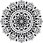 Artemiss Ornament plastová šablona 457 G 29x29cm – Zboží Dáma