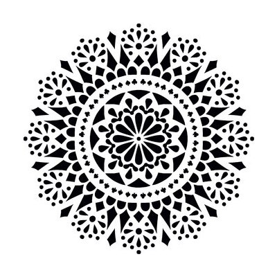 Artemiss Ornament plastová šablona 457 G 29x29cm – Zboží Dáma