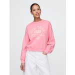 GAP Oversize mikina VintageSoft růžová – Zboží Dáma