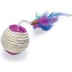Hračka kočka Míček sisalový 6cm různé barvy – Zboží Dáma