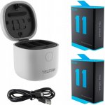 Telesin Nabíječka pro GoPro Hero 9 + 2 baterie GP-BTR-905-GY – Zboží Živě