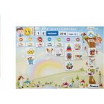 Teddies Kalendář magnetický Školka 114ks magnetek v kartonu 45x32x1cm – Zboží Mobilmania