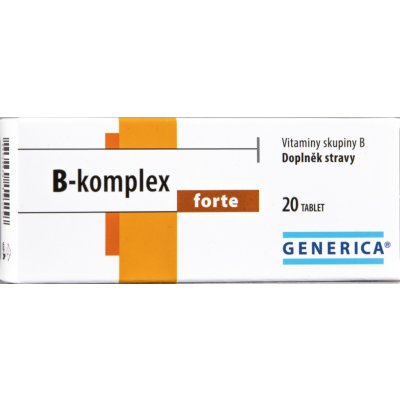 Generica B-komplex Forte 20 tablet – Hledejceny.cz