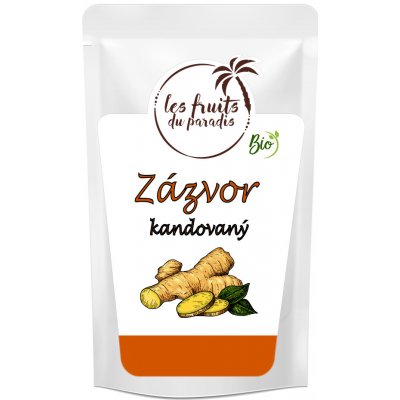 Les Fruits du Paradis Zázvor kandovaný Bio 200 g – Zbozi.Blesk.cz