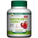 BioPharma Koenzym Q10 Forte 60 mg + Vitamín E 120 kapslí – Zbozi.Blesk.cz