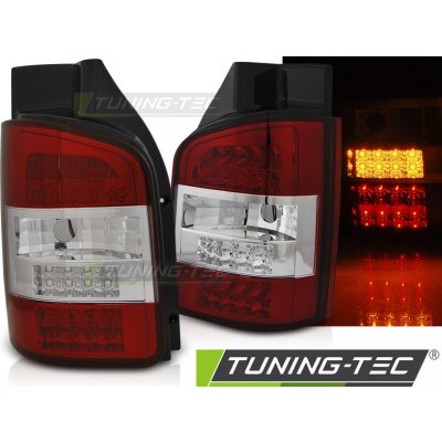 Zadní světla VW T5 03-09 dvojité dveře - červená/bílá LED – Hledejceny.cz
