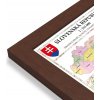Nástěnné mapy Excart Maps Slovensko - obří nástěnná automapa 246 x 128 cm Varianta: mapa v dřevěném rámu, Provedení: Pegi višeň